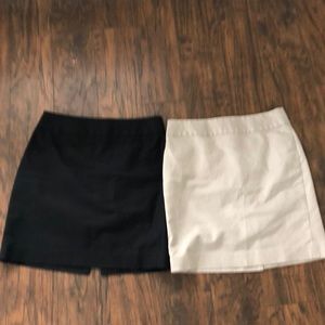 2 banana republic pencil skirts size2 petite